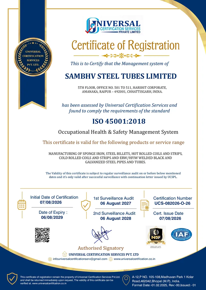 ISO 45001:2018 - Occupational Health & Safety Management System